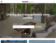 Tablet Screenshot of maison-costarica.com